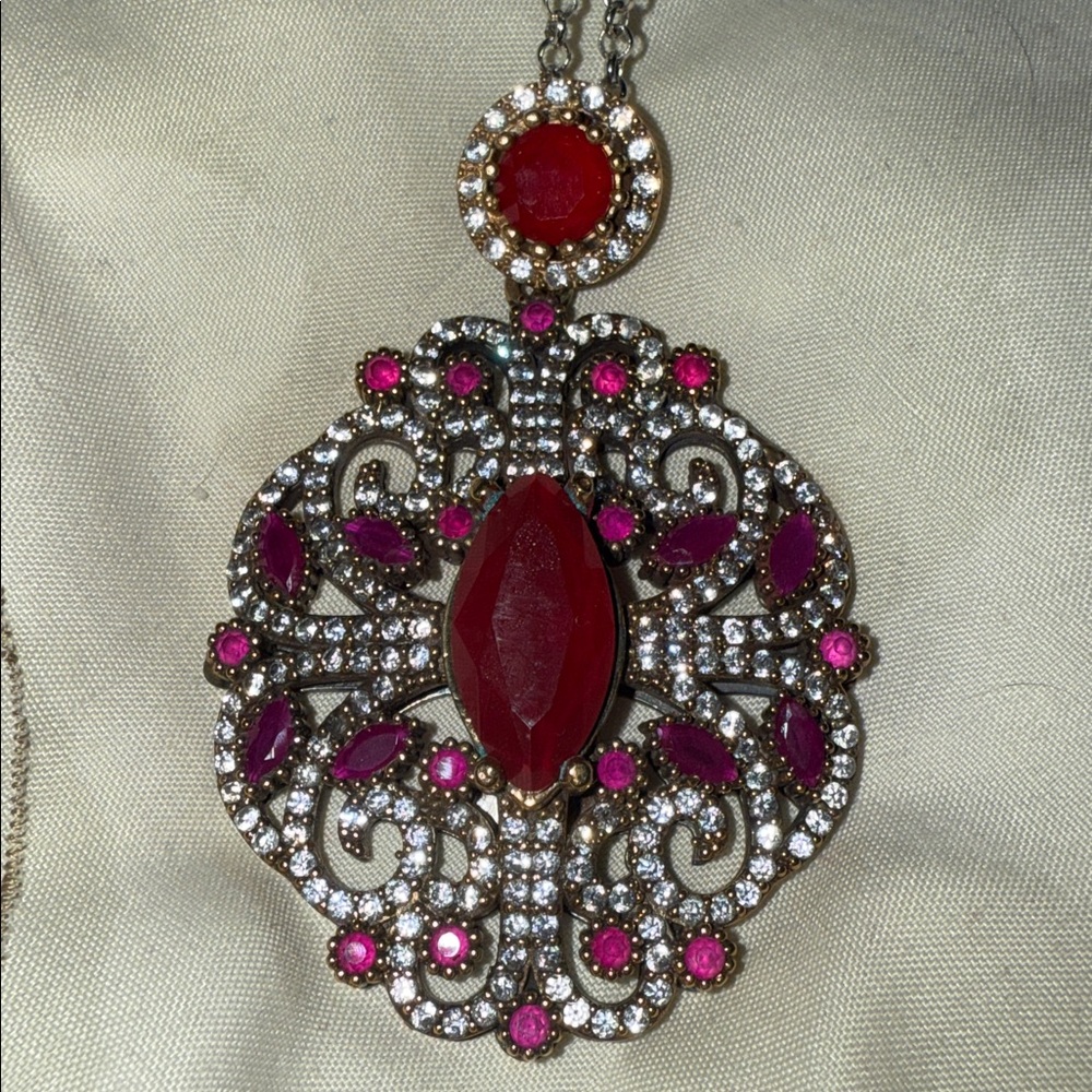 Elegant Ruby Necklace